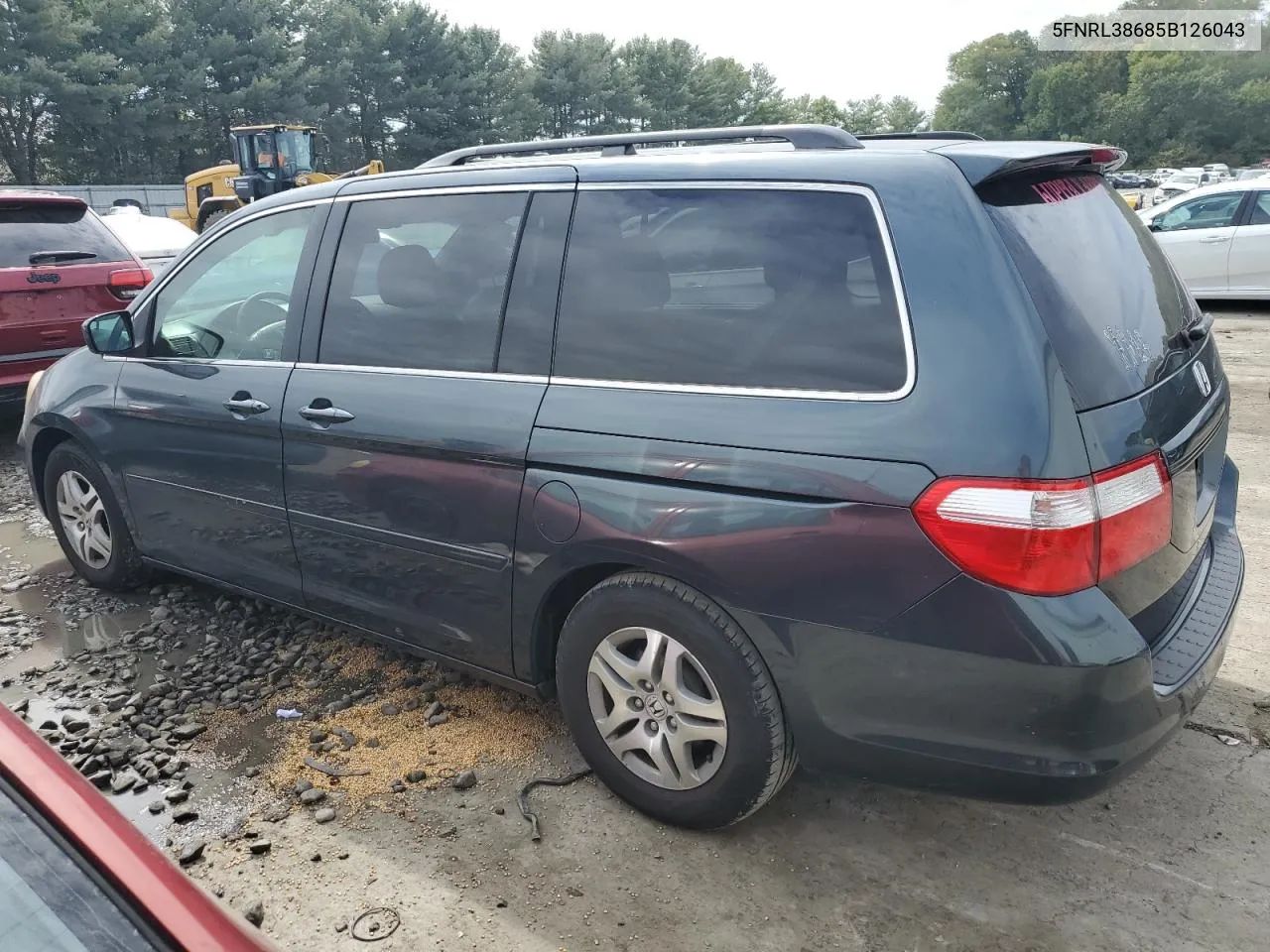 5FNRL38685B126043 2005 Honda Odyssey Exl