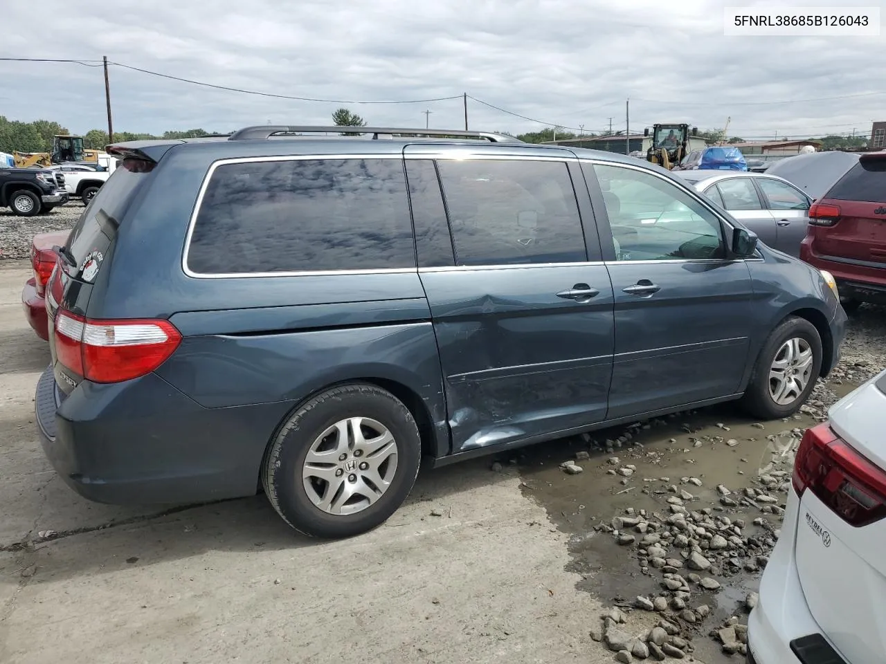 5FNRL38685B126043 2005 Honda Odyssey Exl