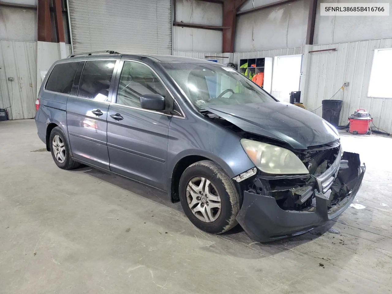 5FNRL38685B416766 2005 Honda Odyssey Exl