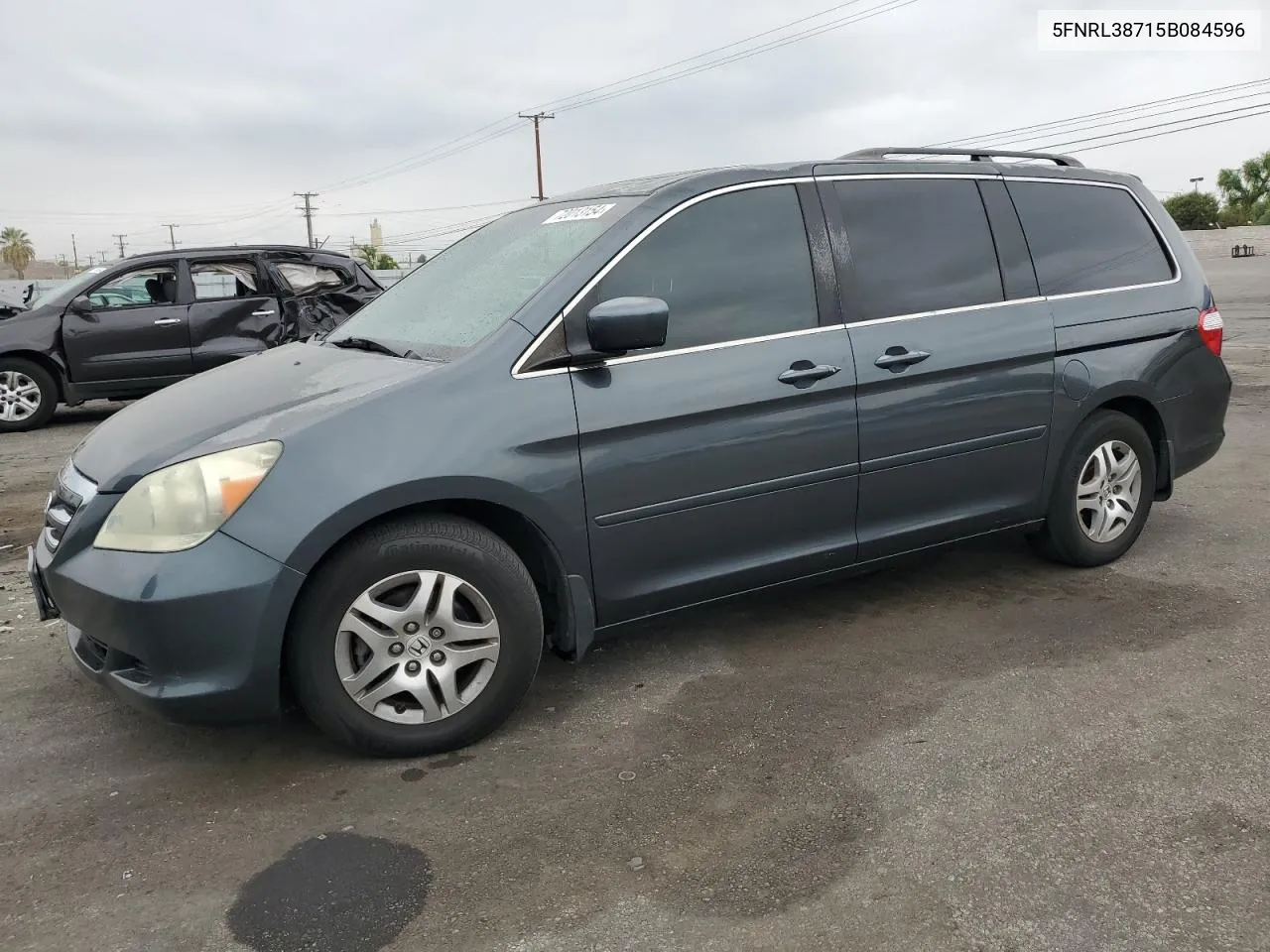 2005 Honda Odyssey Exl VIN: 5FNRL38715B084596 Lot: 72013154