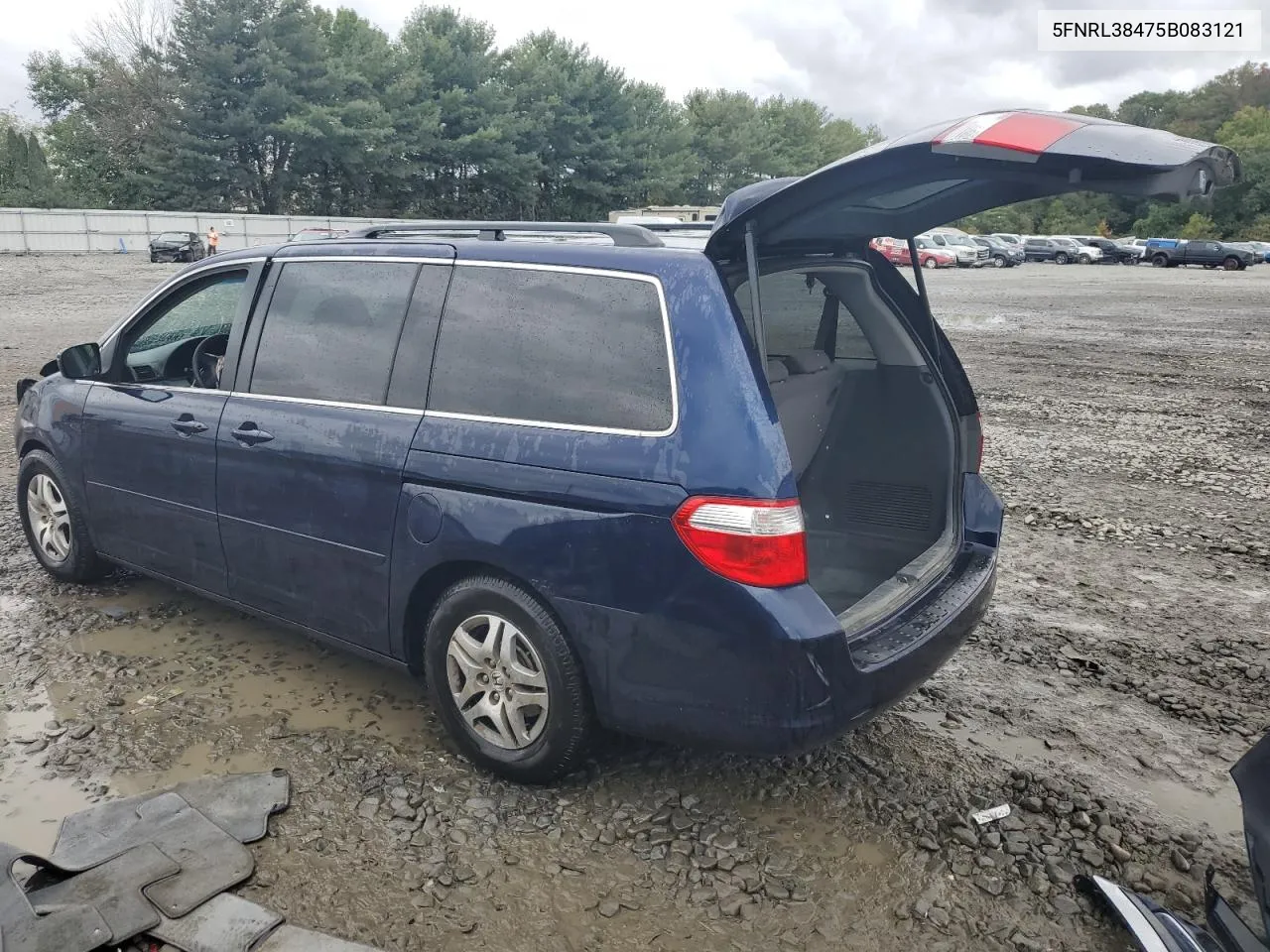 2005 Honda Odyssey Ex VIN: 5FNRL38475B083121 Lot: 73104804