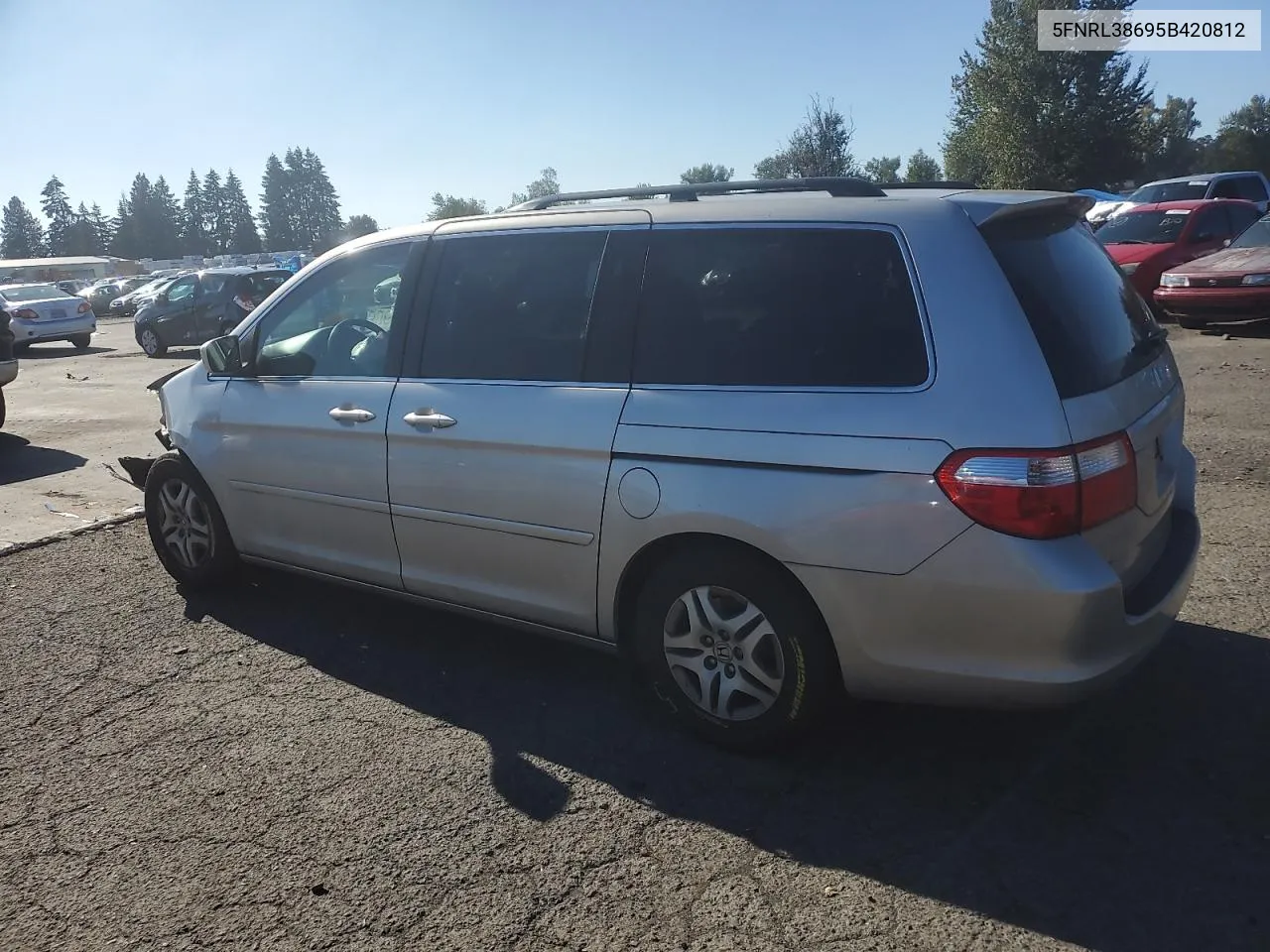 2005 Honda Odyssey Exl VIN: 5FNRL38695B420812 Lot: 73440614