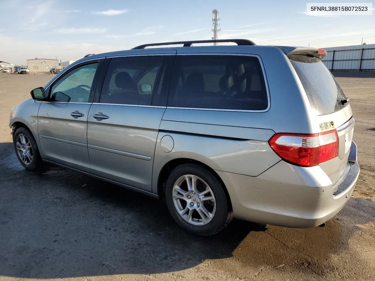 2005 Honda Odyssey Touring VIN: 5FNRL38815B072523 Lot: 73680264