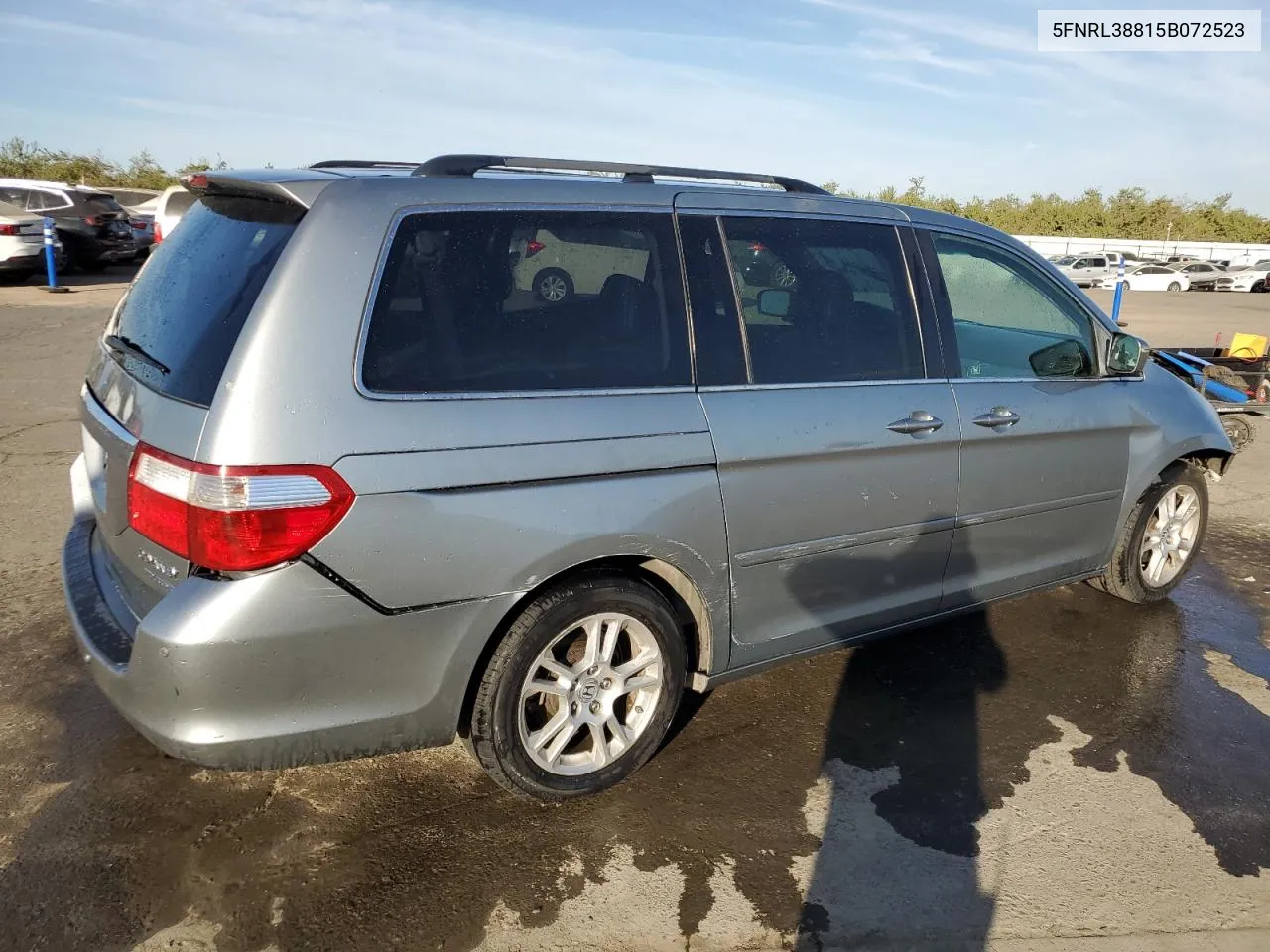 2005 Honda Odyssey Touring VIN: 5FNRL38815B072523 Lot: 73680264