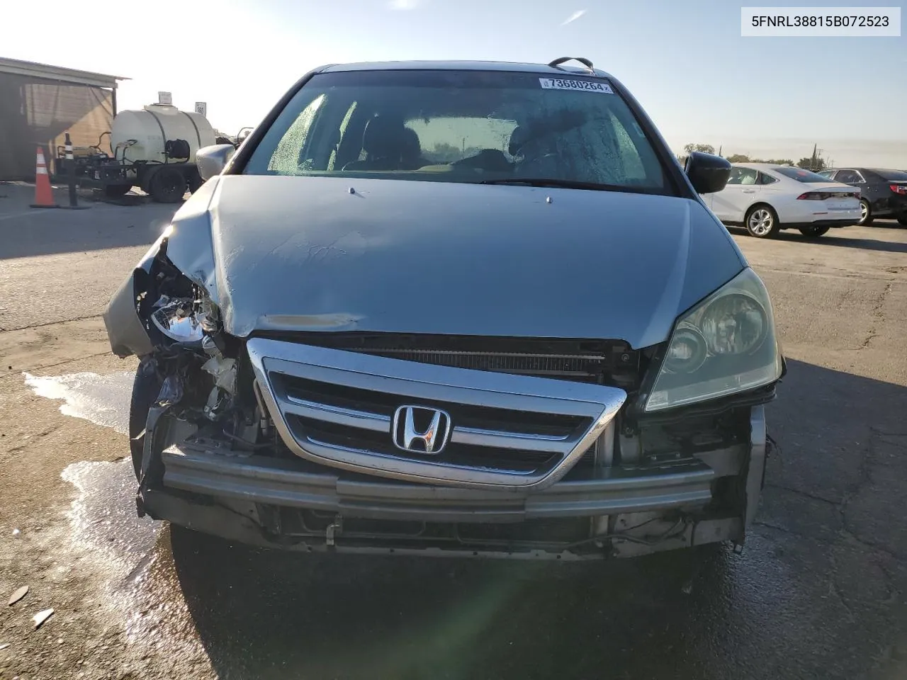 2005 Honda Odyssey Touring VIN: 5FNRL38815B072523 Lot: 73680264