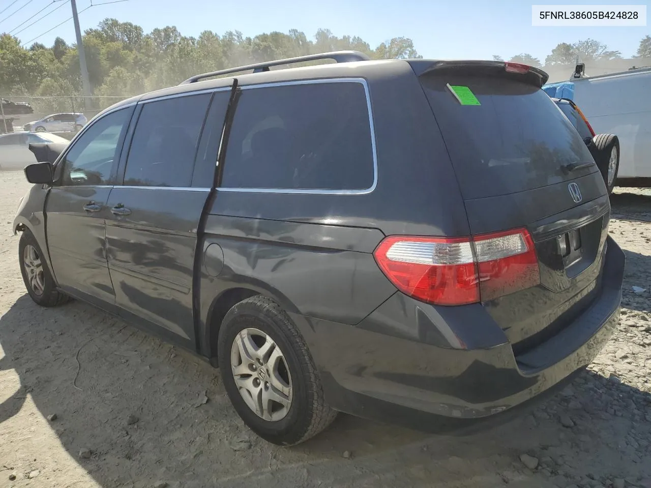 5FNRL38605B424828 2005 Honda Odyssey Exl