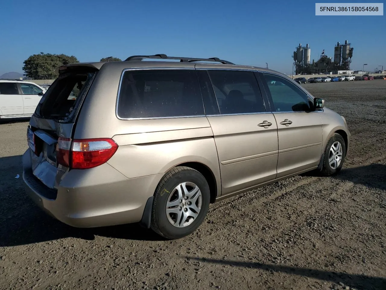 2005 Honda Odyssey Exl VIN: 5FNRL38615B054568 Lot: 74428714