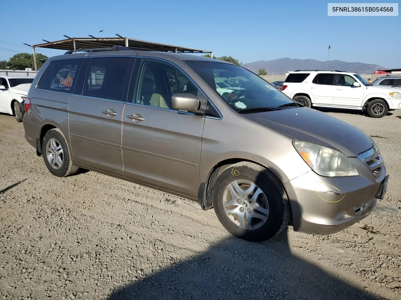 2005 Honda Odyssey Exl VIN: 5FNRL38615B054568 Lot: 74428714