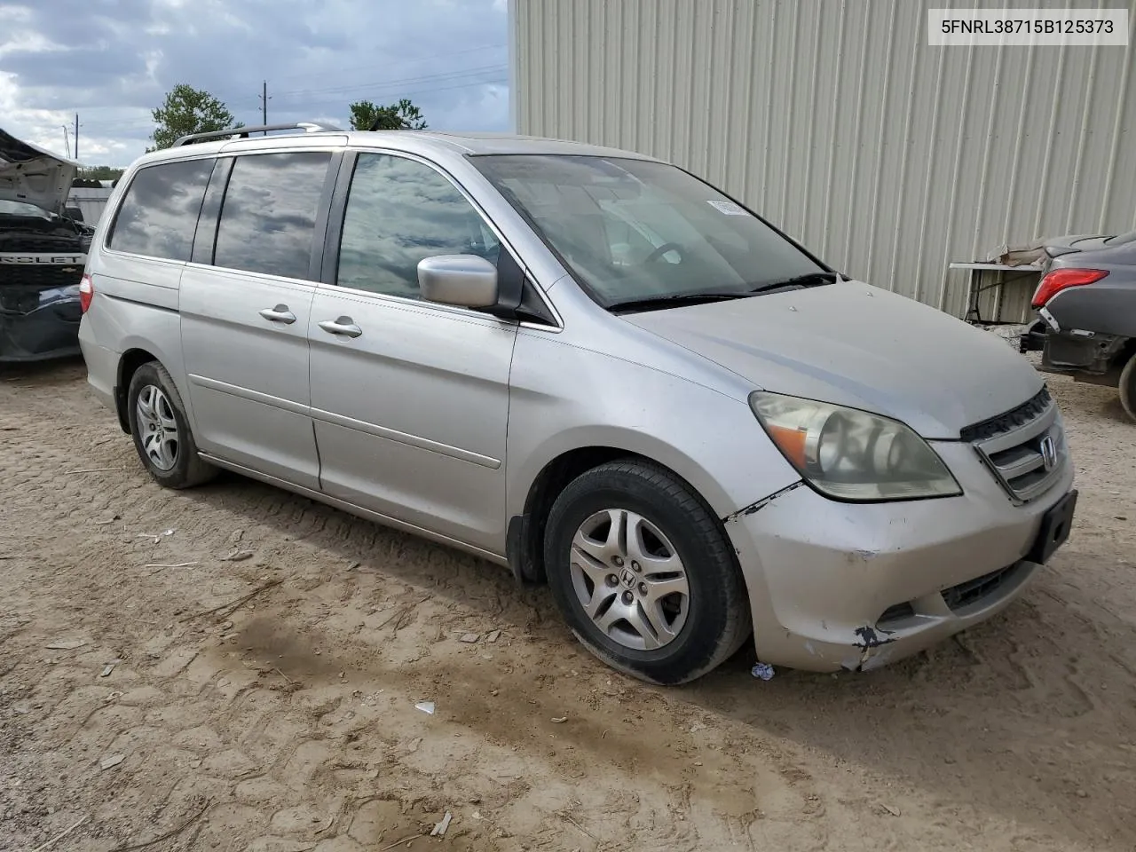 5FNRL38715B125373 2005 Honda Odyssey Exl