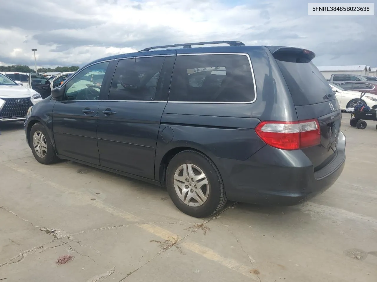 2005 Honda Odyssey Ex VIN: 5FNRL38485B023638 Lot: 74652984