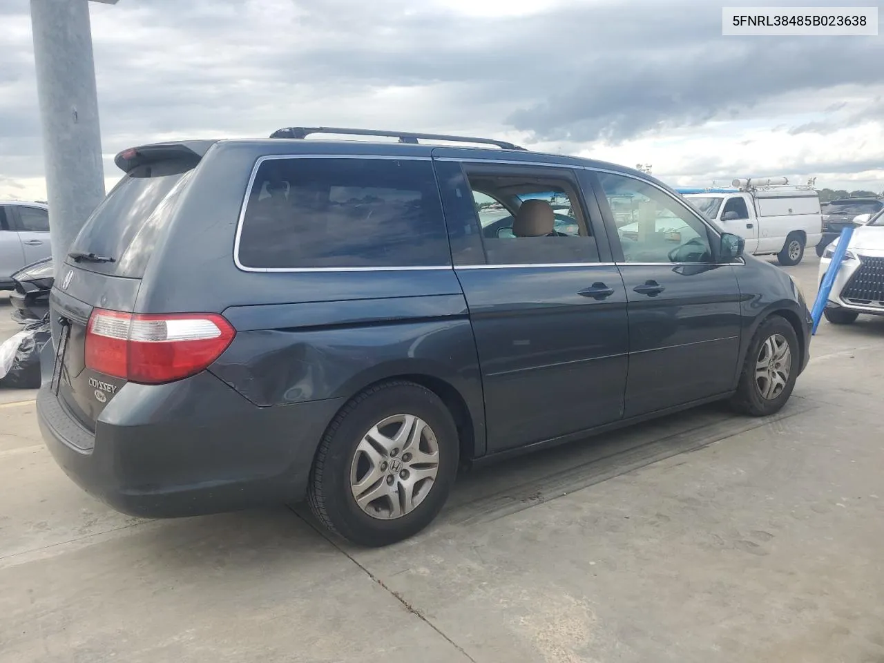 2005 Honda Odyssey Ex VIN: 5FNRL38485B023638 Lot: 74652984