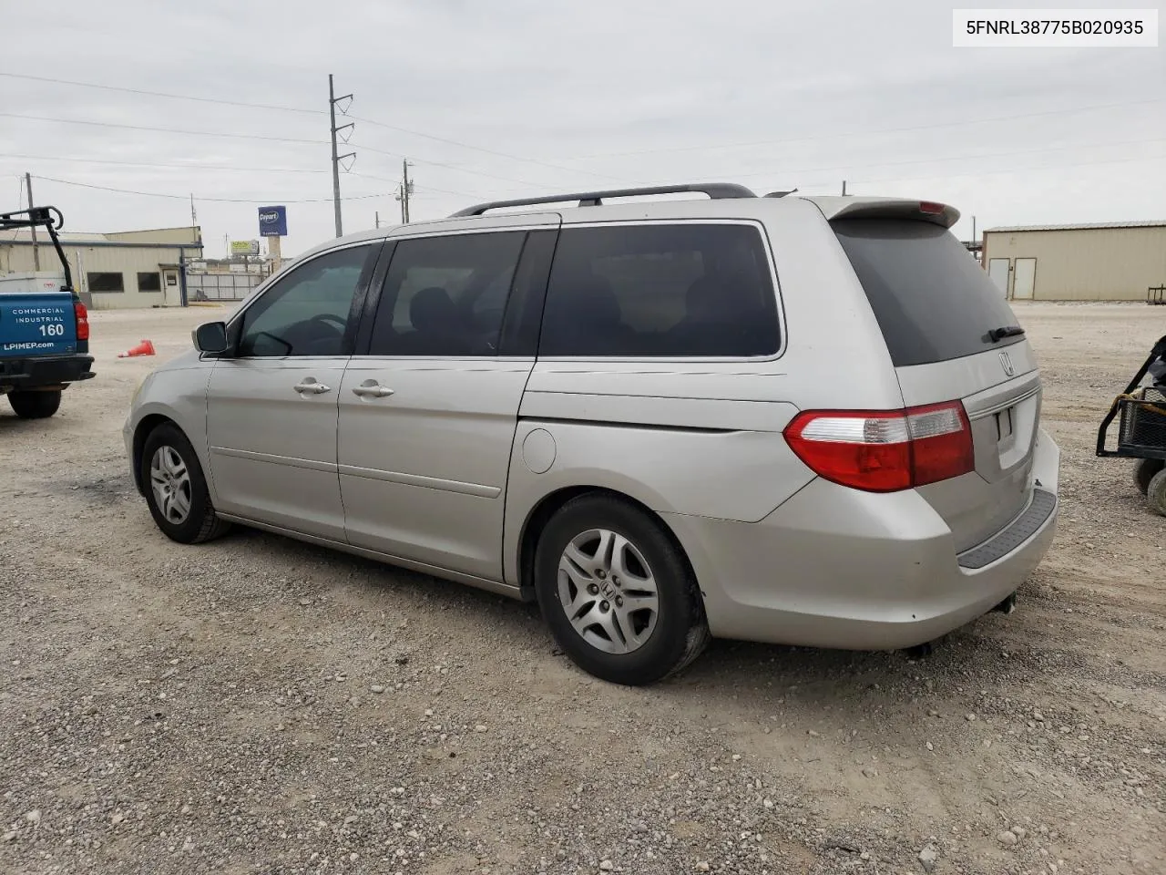 5FNRL38775B020935 2005 Honda Odyssey Exl