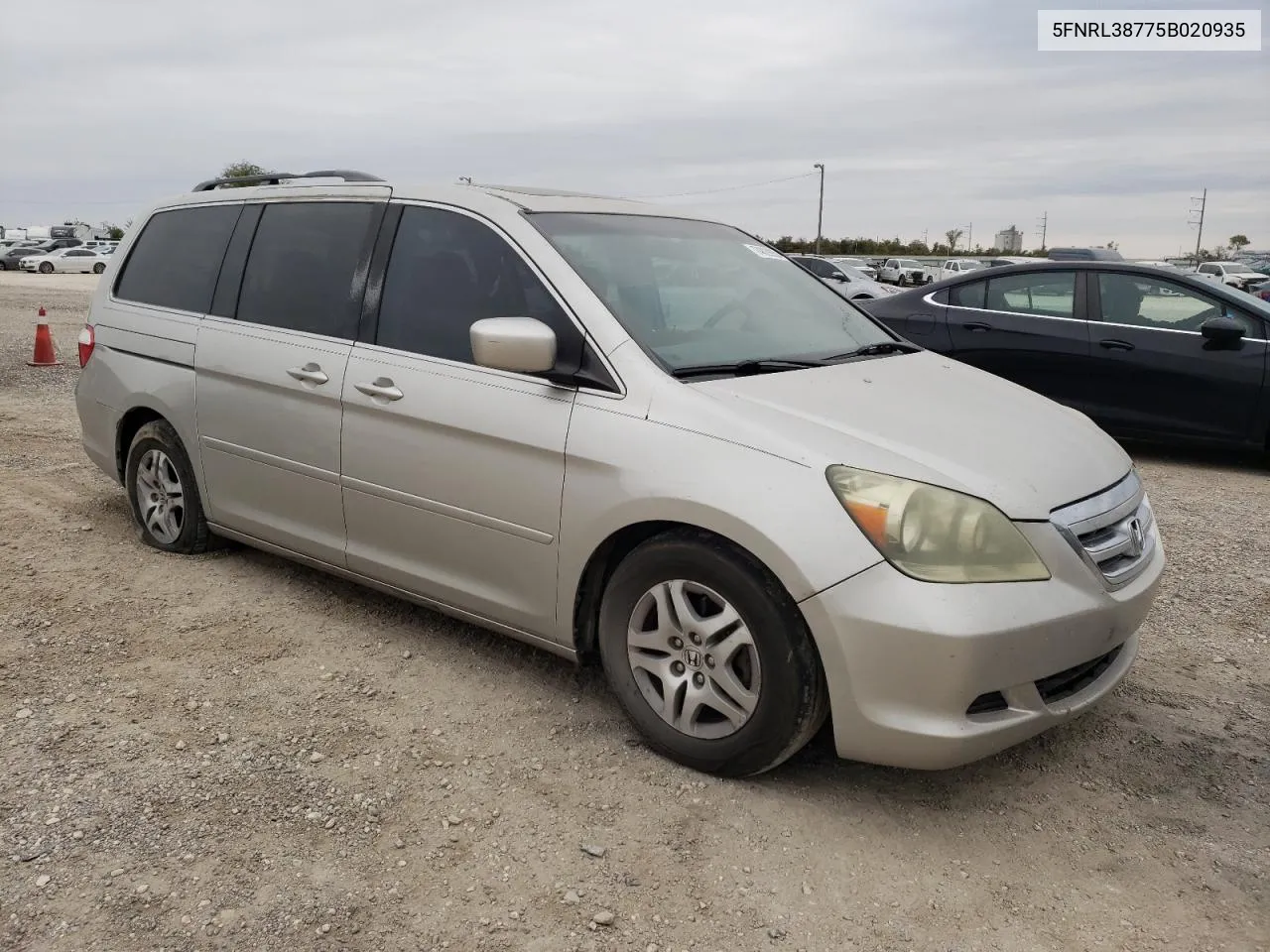 5FNRL38775B020935 2005 Honda Odyssey Exl