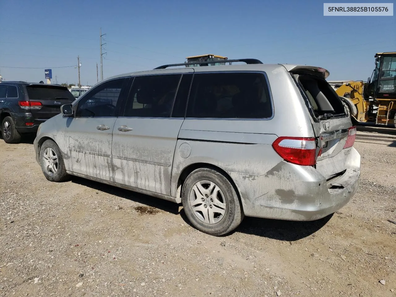 2005 Honda Odyssey Touring VIN: 5FNRL38825B105576 Lot: 75655914