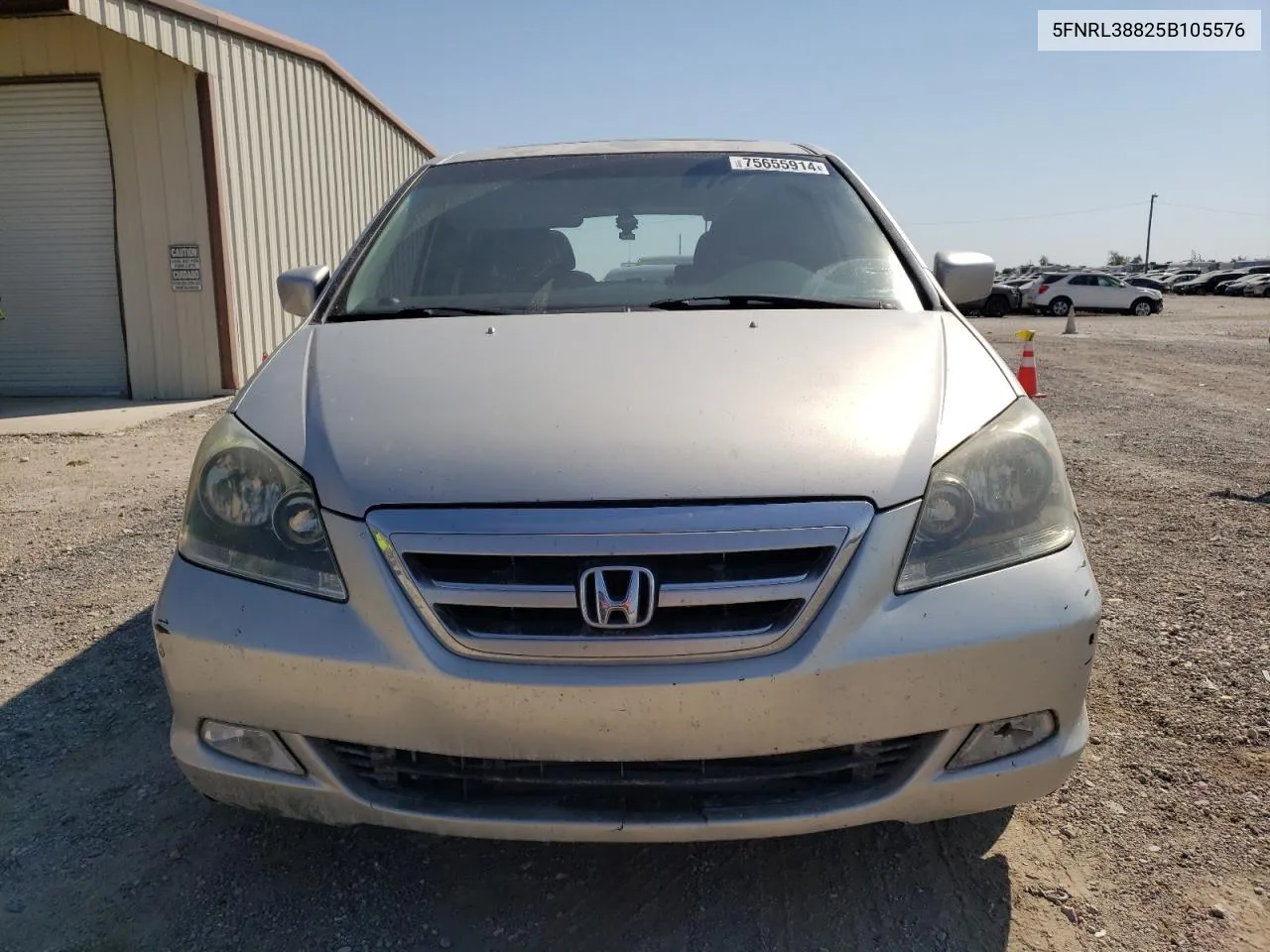 2005 Honda Odyssey Touring VIN: 5FNRL38825B105576 Lot: 75655914