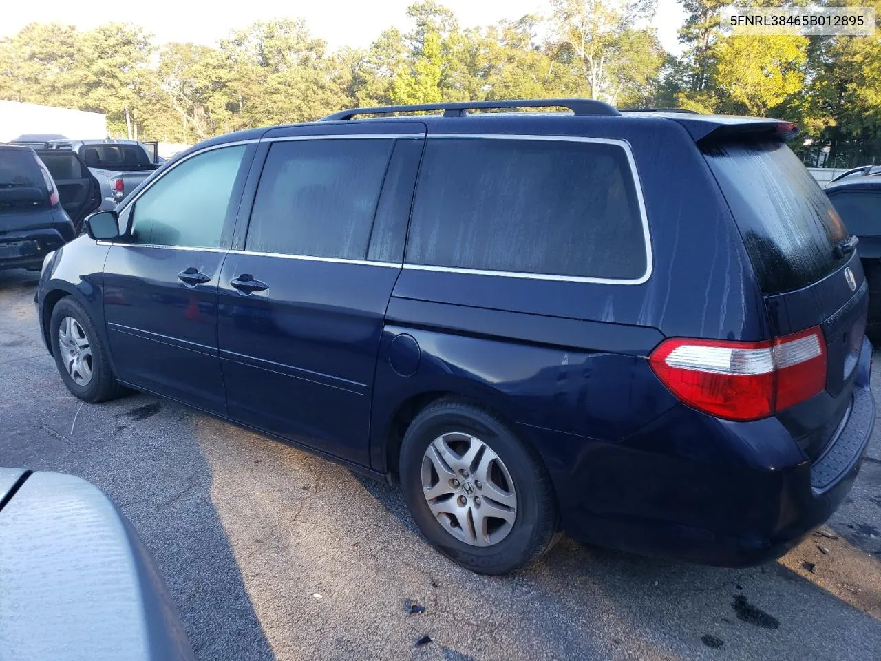 2005 Honda Odyssey Ex VIN: 5FNRL38465B012895 Lot: 75955784