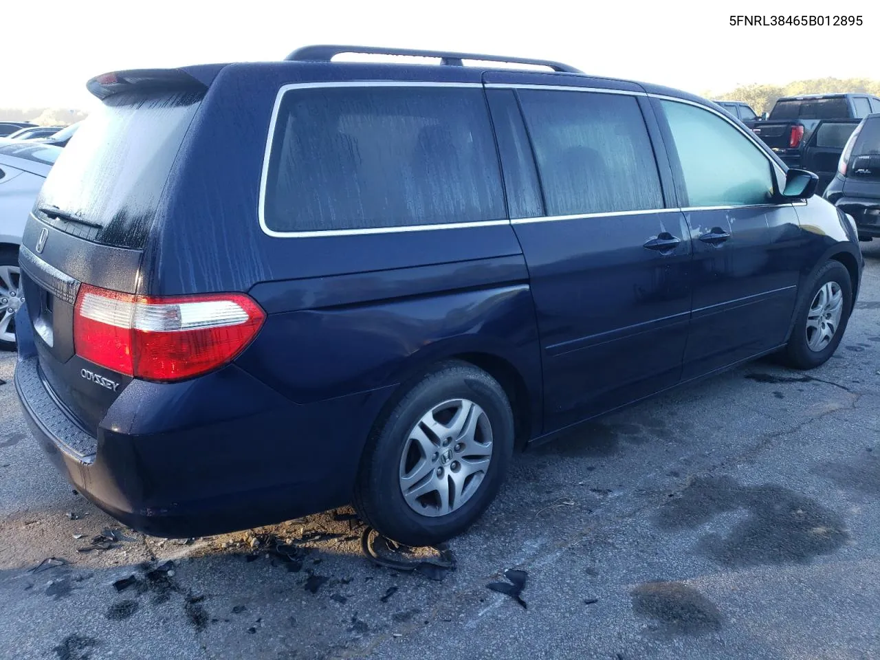 2005 Honda Odyssey Ex VIN: 5FNRL38465B012895 Lot: 75955784