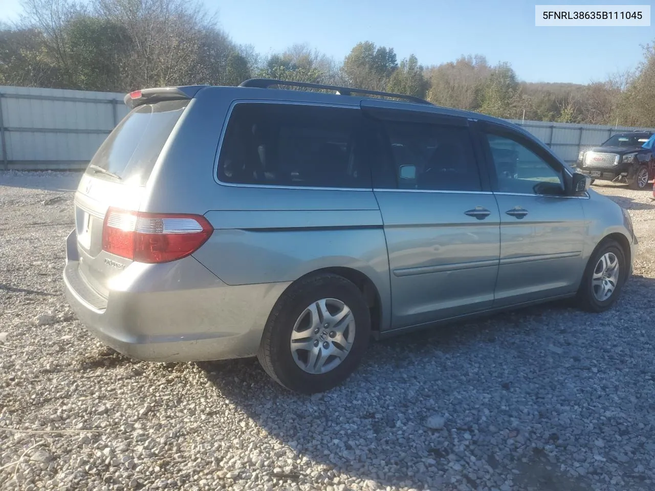 2005 Honda Odyssey Exl VIN: 5FNRL38635B111045 Lot: 78073394