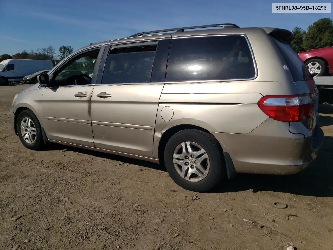 2005 Honda Odyssey Ex VIN: 5FNRL38495B418296 Lot: 78308214