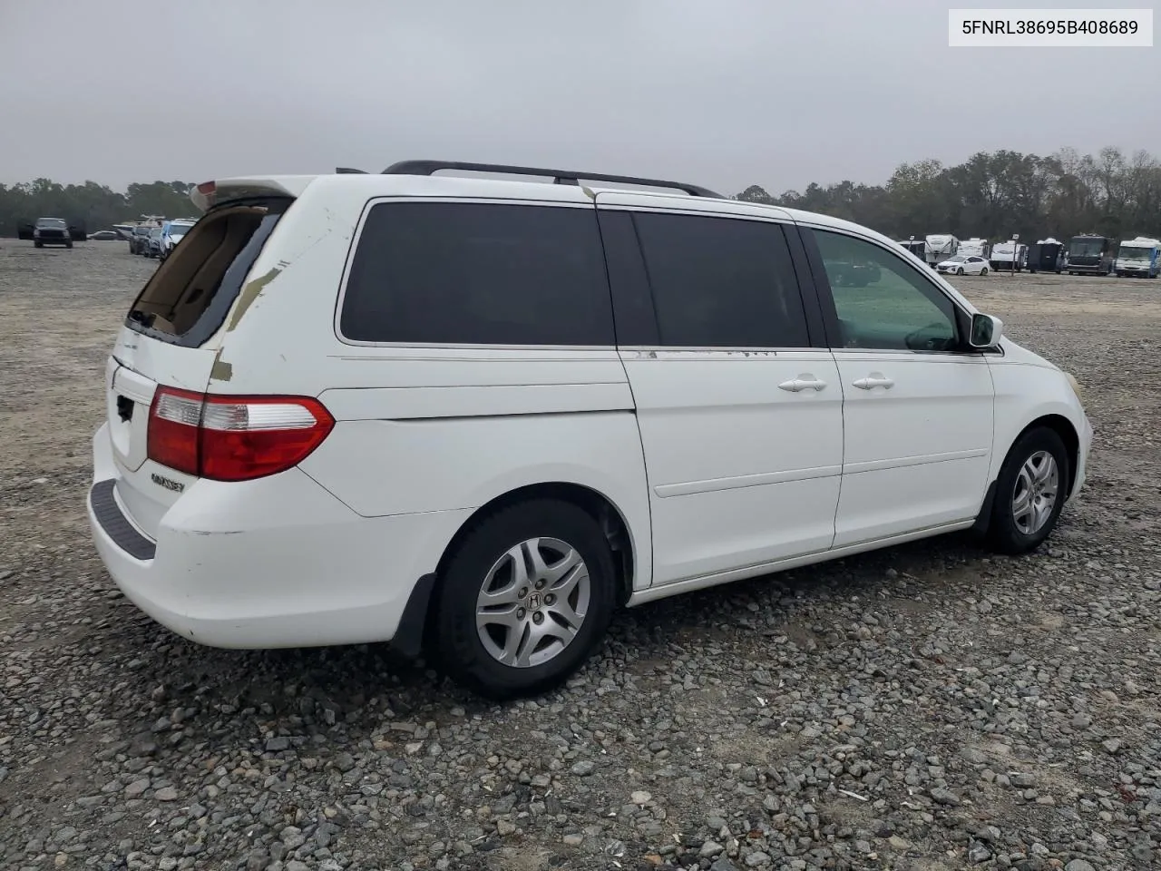 2005 Honda Odyssey Exl VIN: 5FNRL38695B408689 Lot: 79877604