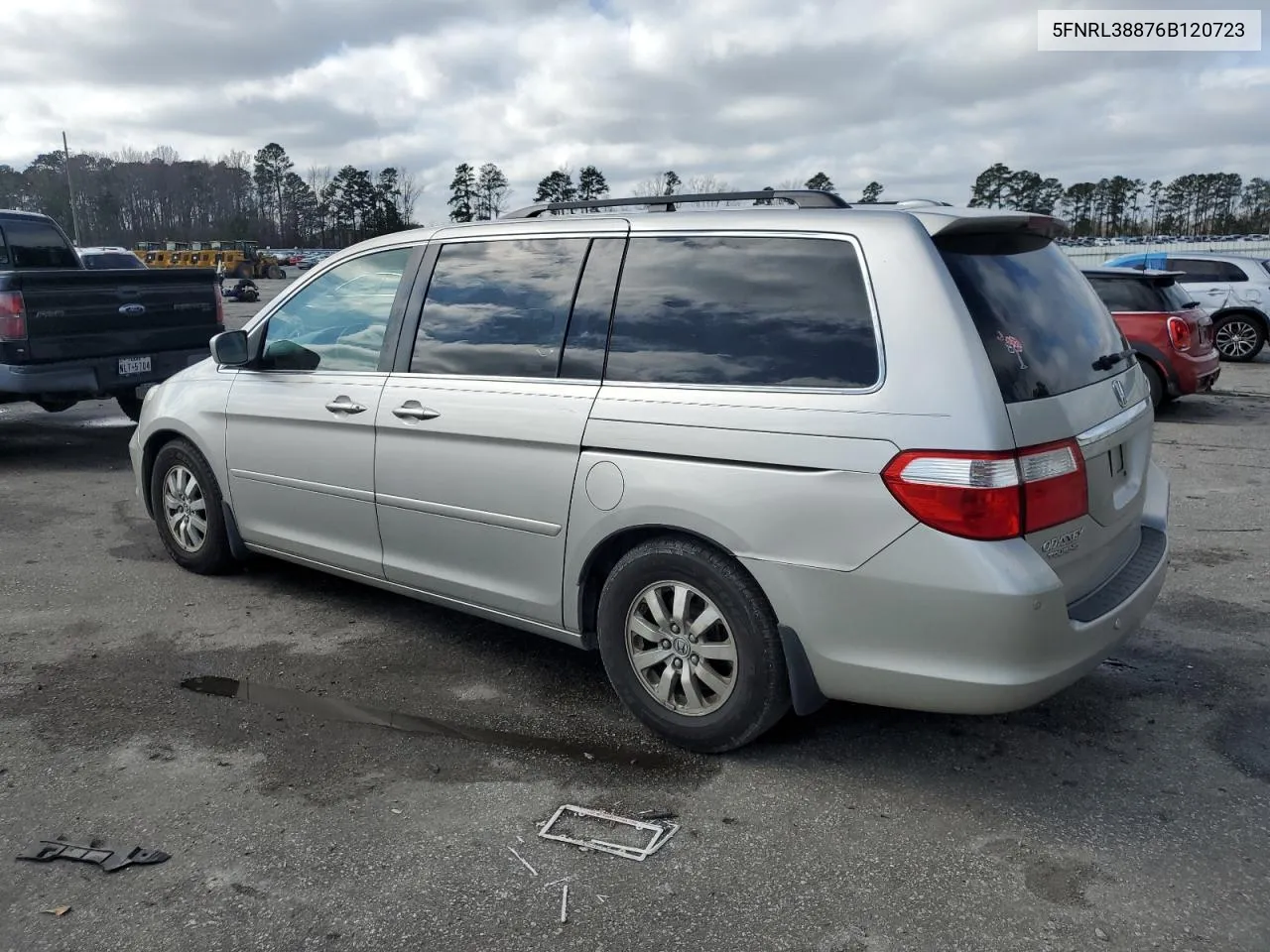 2006 Honda Odyssey Touring VIN: 5FNRL38876B120723 Lot: 39826004