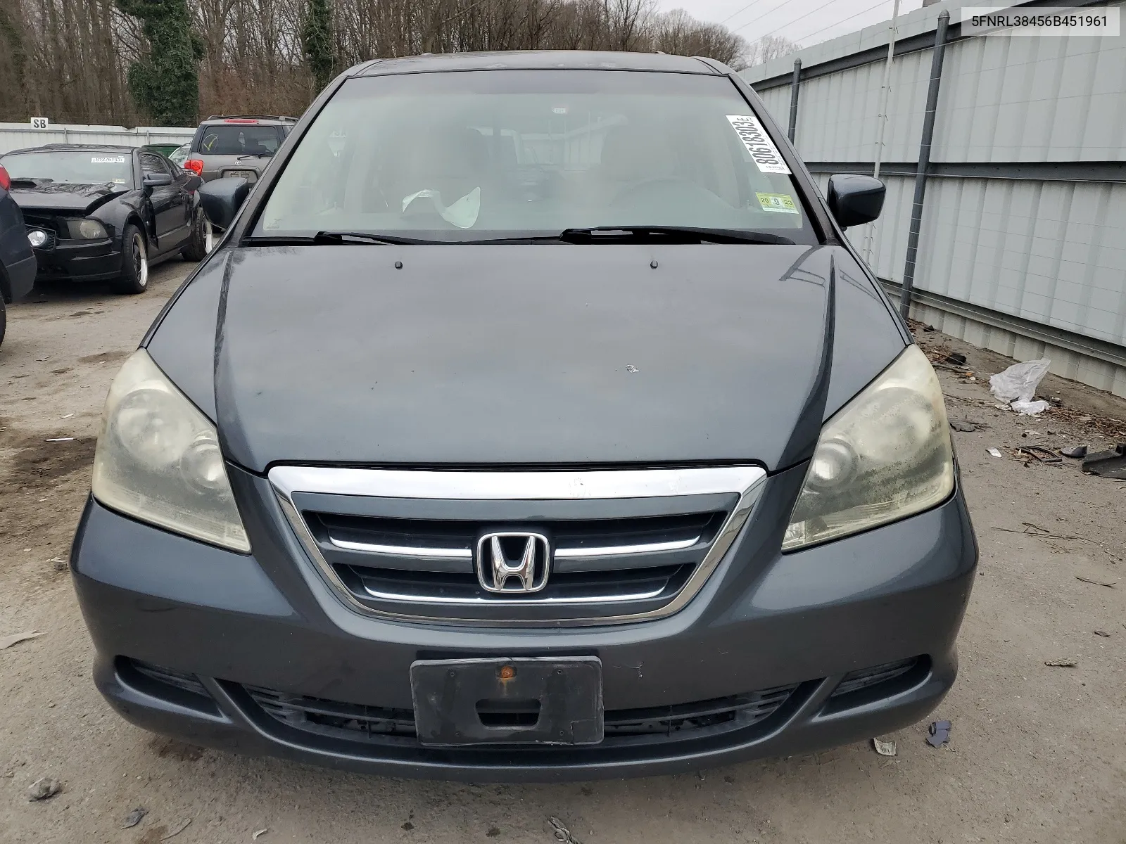 2006 Honda Odyssey Ex VIN: 5FNRL38456B451961 Lot: 49490994