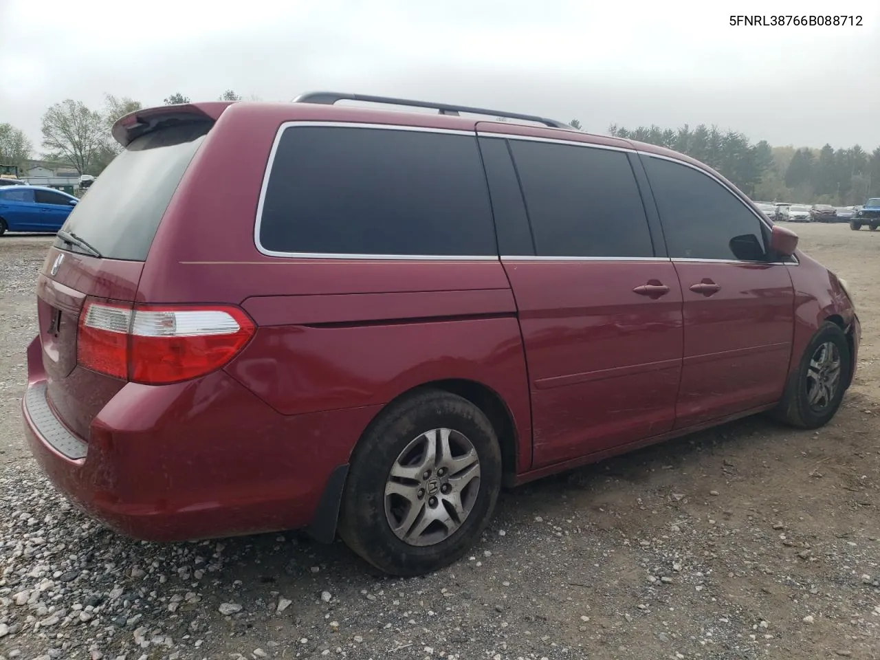 5FNRL38766B088712 2006 Honda Odyssey Exl