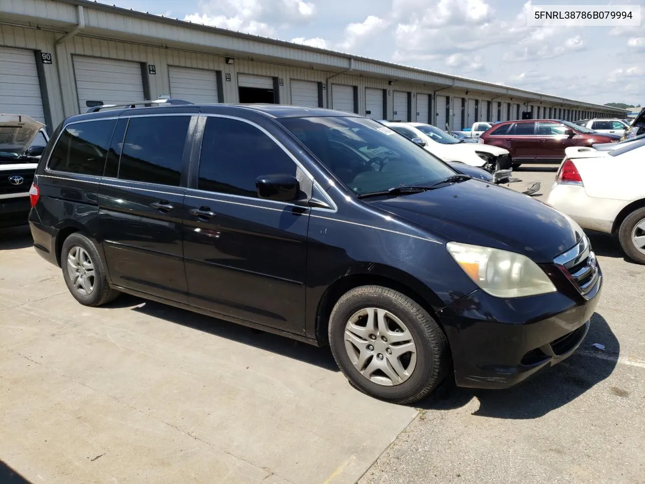 2006 Honda Odyssey Exl VIN: 5FNRL38786B079994 Lot: 57463904