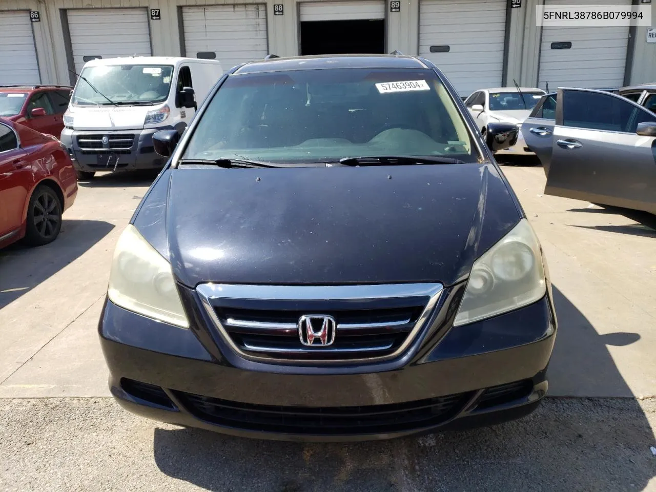 2006 Honda Odyssey Exl VIN: 5FNRL38786B079994 Lot: 57463904