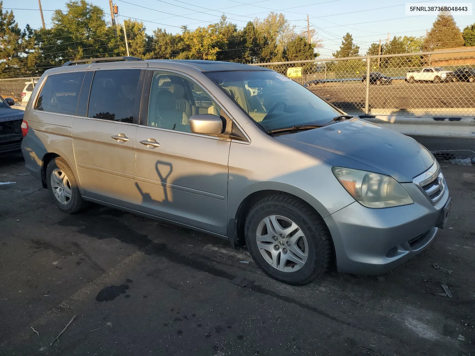 5FNRL38736B048443 2006 Honda Odyssey Exl