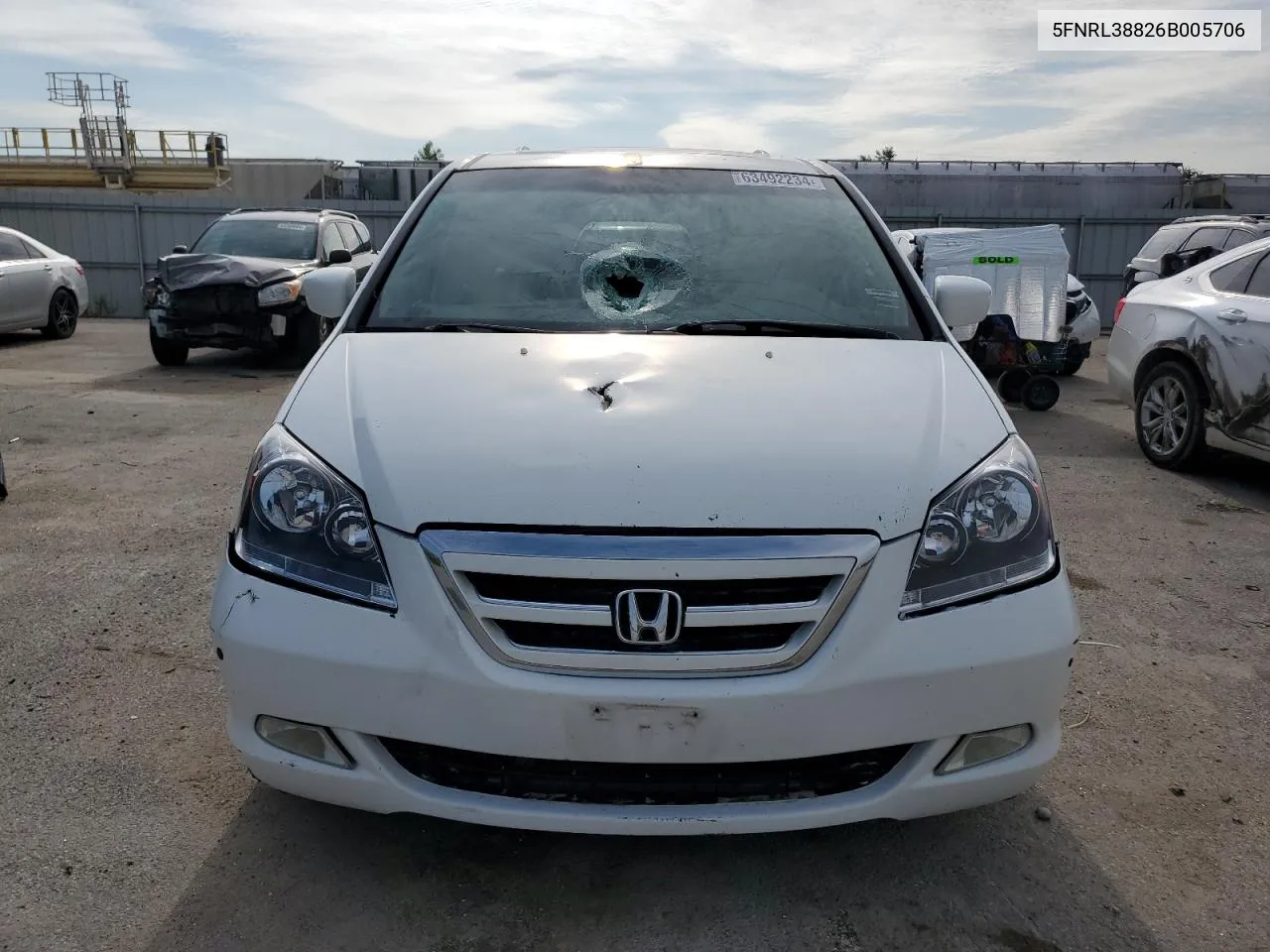 5FNRL38826B005706 2006 Honda Odyssey Touring