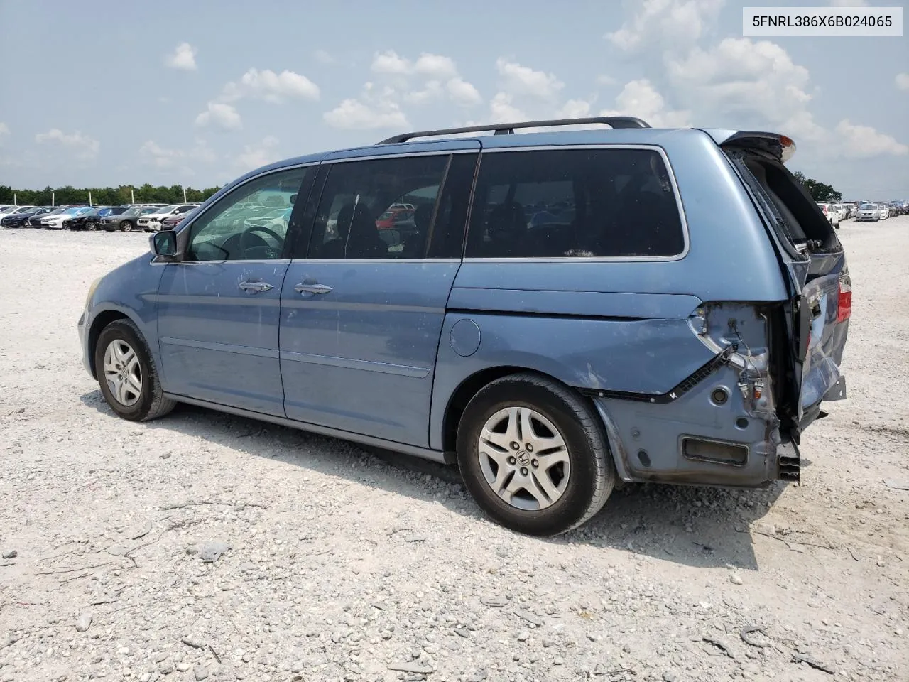 2006 Honda Odyssey Exl VIN: 5FNRL386X6B024065 Lot: 64717064