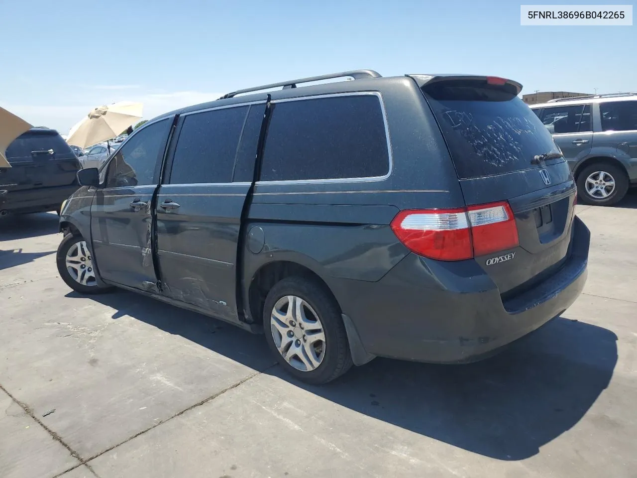 2006 Honda Odyssey Exl VIN: 5FNRL38696B042265 Lot: 65465824