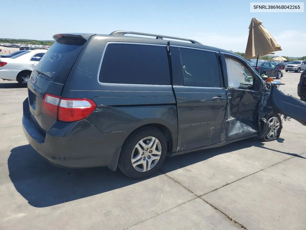 5FNRL38696B042265 2006 Honda Odyssey Exl