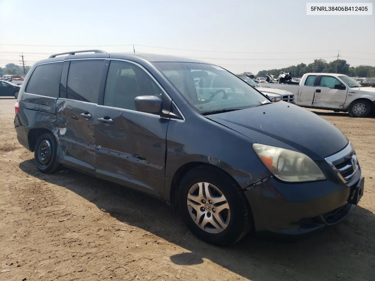 5FNRL38406B412405 2006 Honda Odyssey Ex