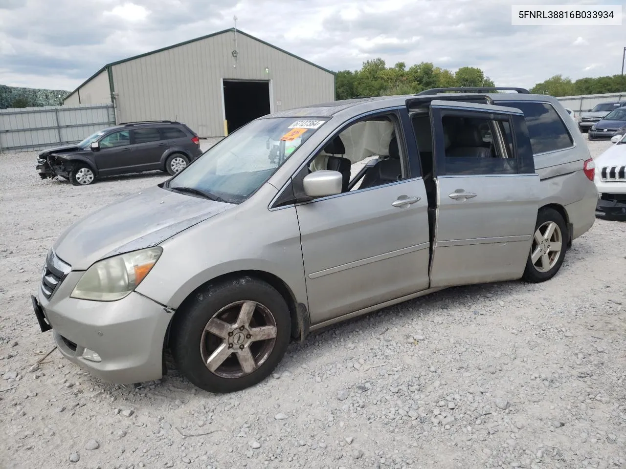 5FNRL38816B033934 2006 Honda Odyssey Touring