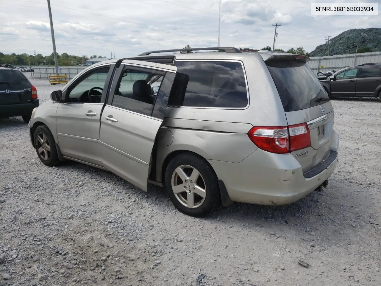 5FNRL38816B033934 2006 Honda Odyssey Touring