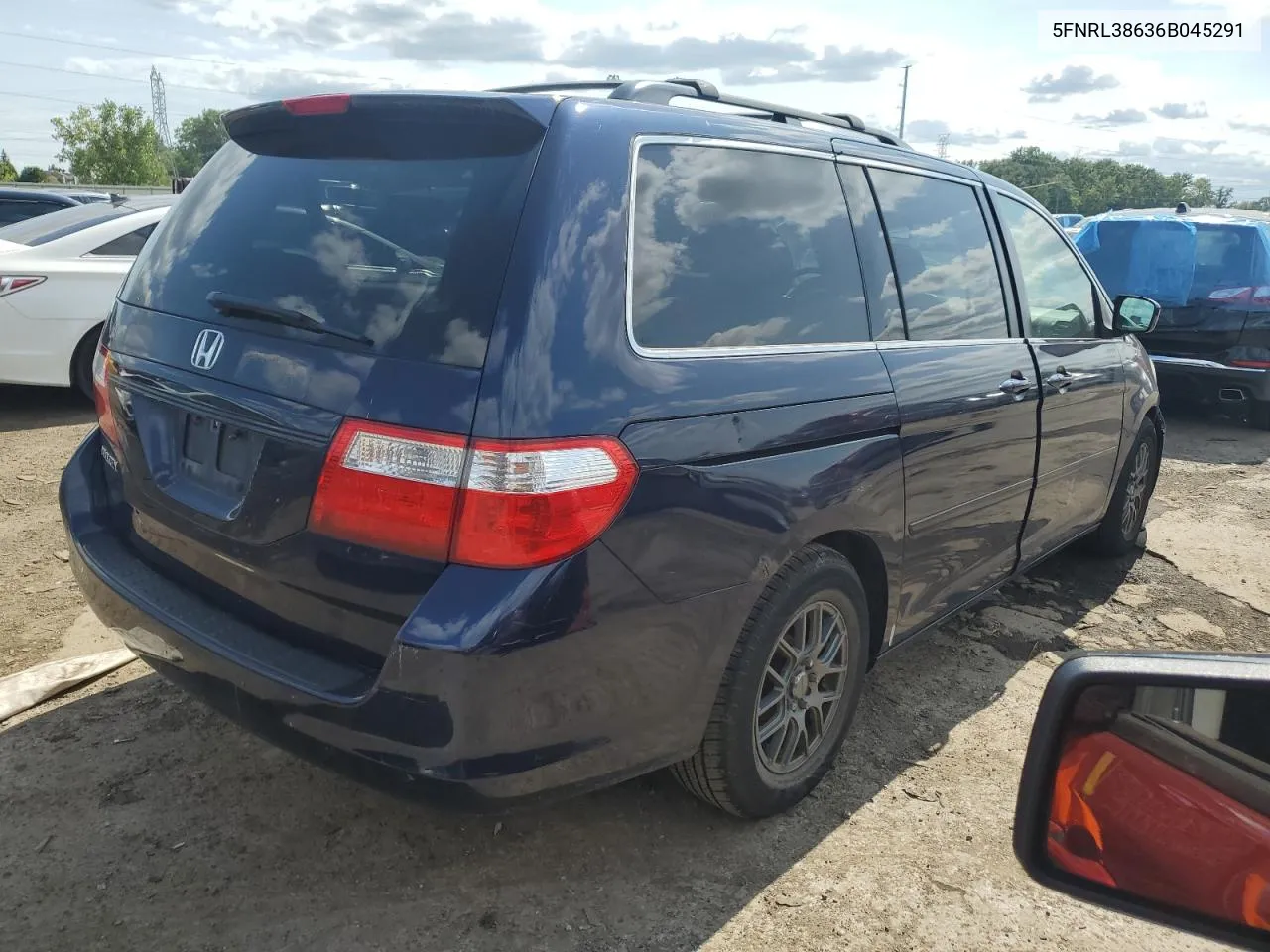 2006 Honda Odyssey Exl VIN: 5FNRL38636B045291 Lot: 67771754