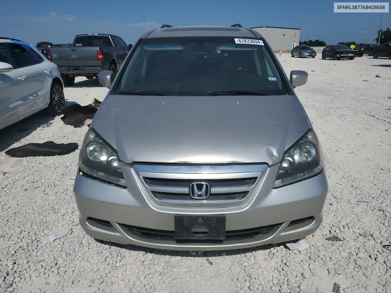 5FNRL38776B428658 2006 Honda Odyssey Exl