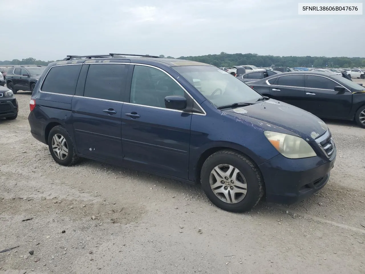 5FNRL38606B047676 2006 Honda Odyssey Exl