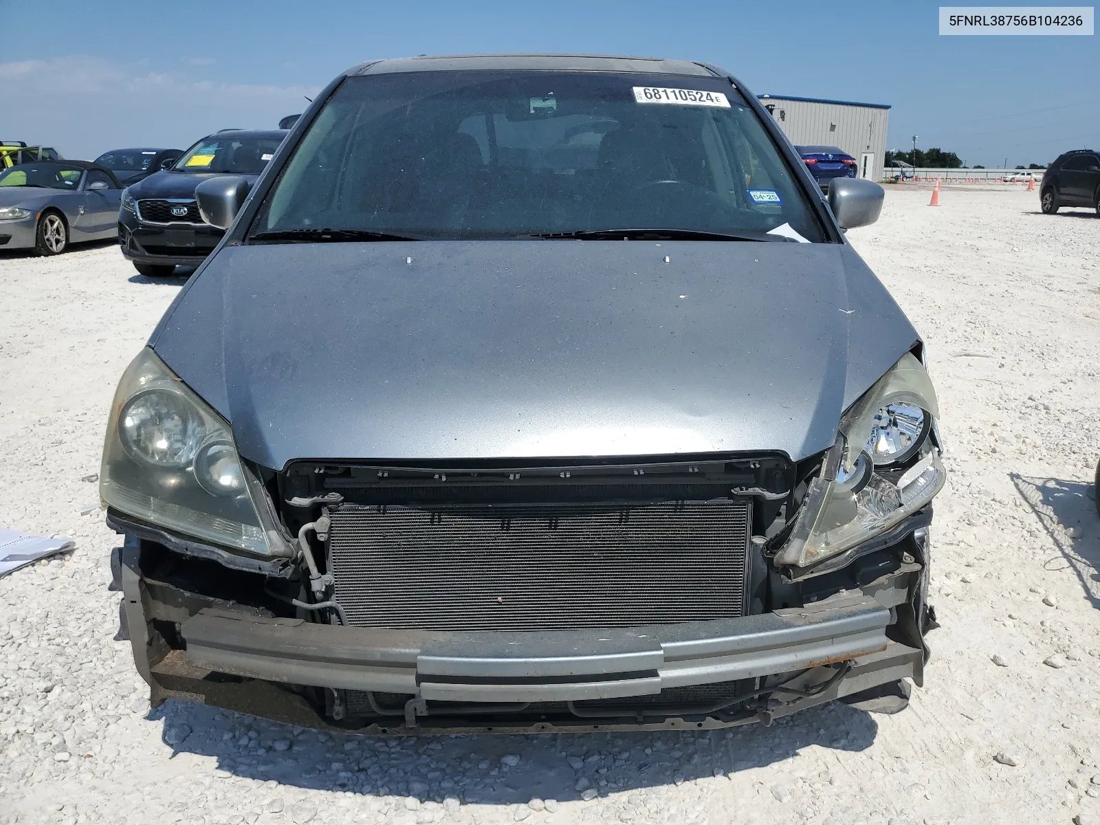 5FNRL38756B104236 2006 Honda Odyssey Exl