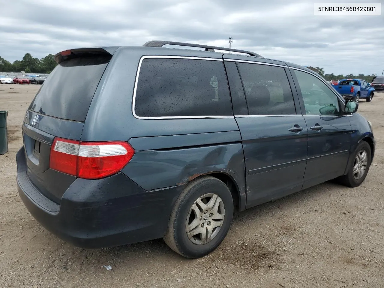 2006 Honda Odyssey Ex VIN: 5FNRL38456B429801 Lot: 68461104