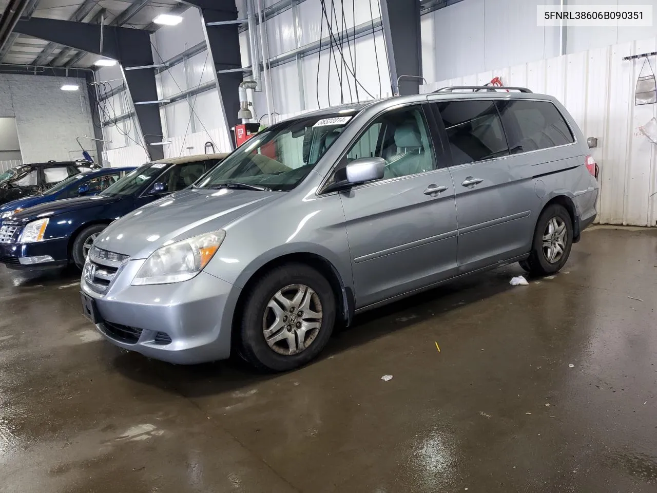 5FNRL38606B090351 2006 Honda Odyssey Exl