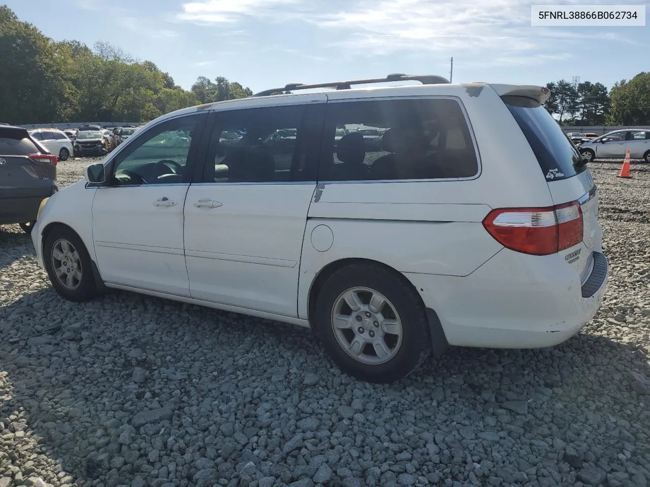 5FNRL38866B062734 2006 Honda Odyssey Touring