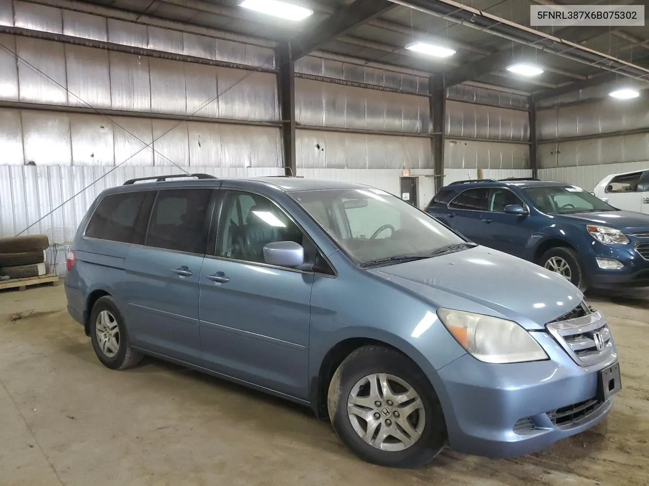 2006 Honda Odyssey Exl VIN: 5FNRL387X6B075302 Lot: 68763414