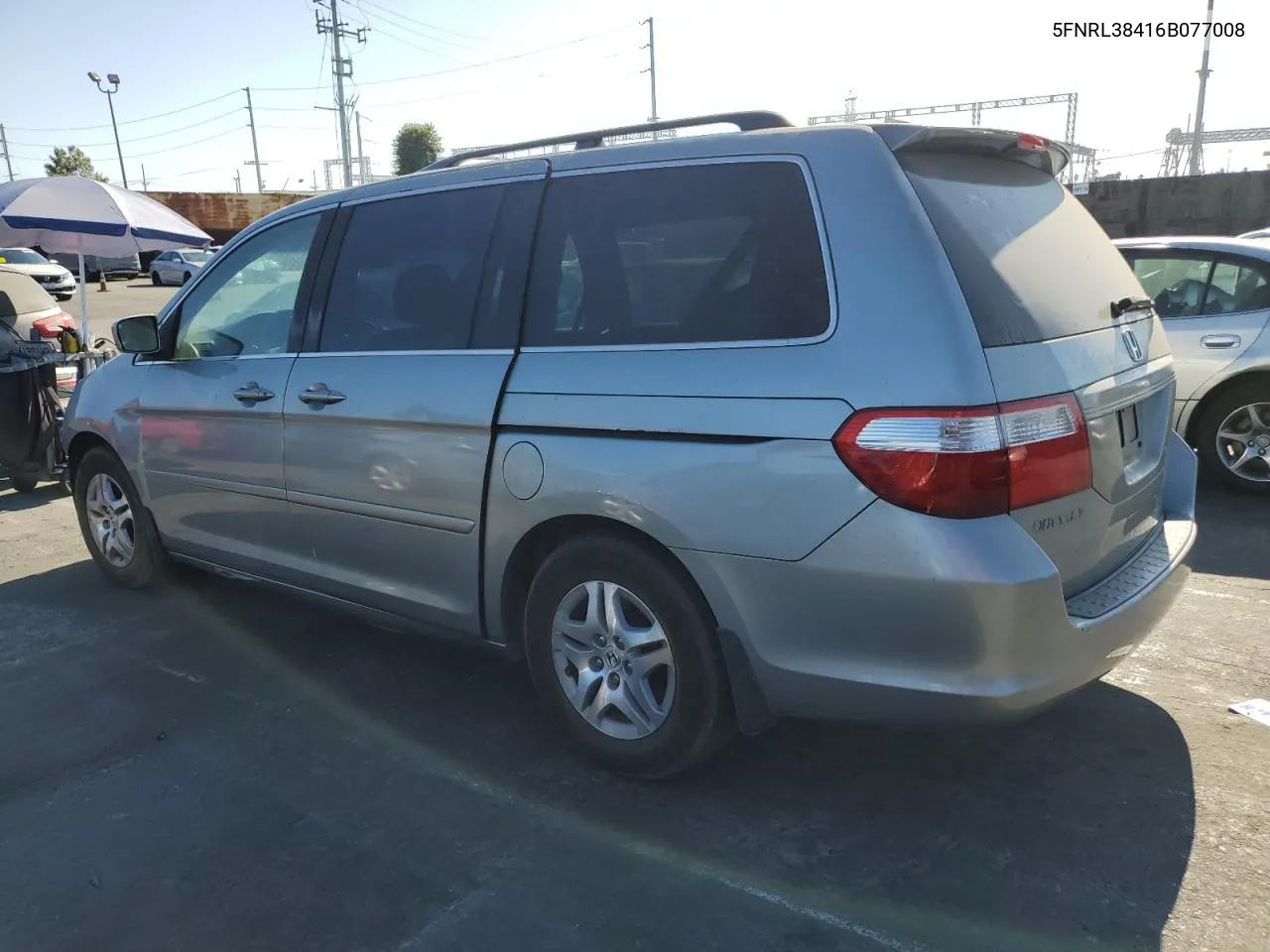 2006 Honda Odyssey Ex VIN: 5FNRL38416B077008 Lot: 68767774