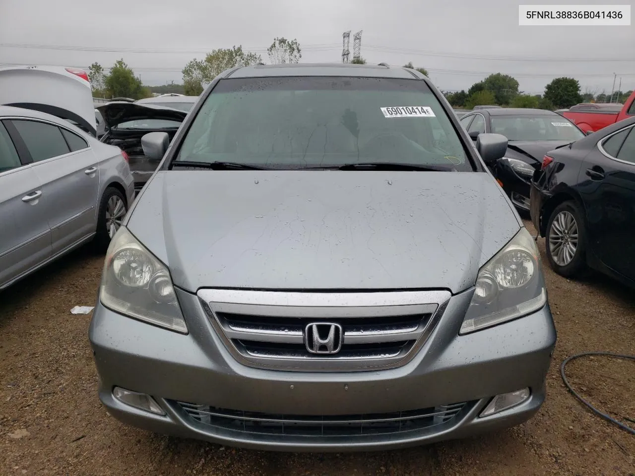 5FNRL38836B041436 2006 Honda Odyssey Touring