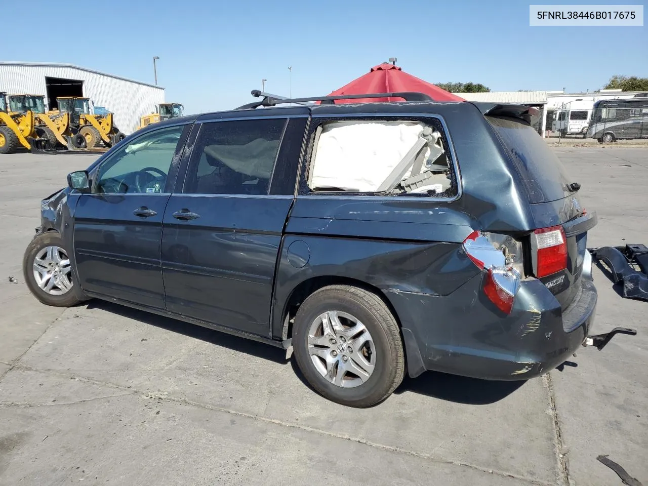 2006 Honda Odyssey Ex VIN: 5FNRL38446B017675 Lot: 69055884