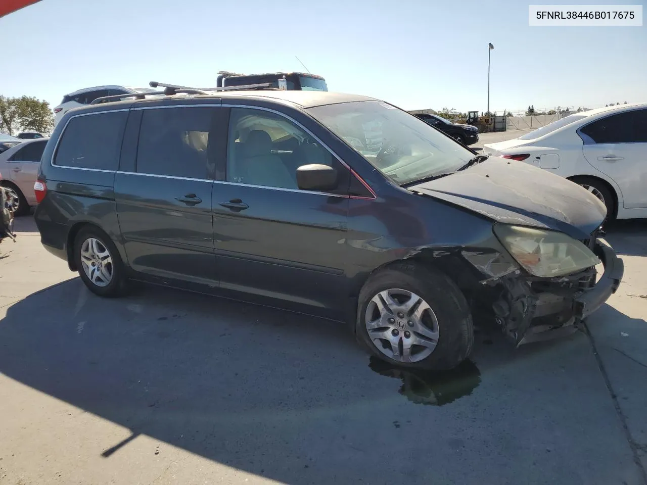 2006 Honda Odyssey Ex VIN: 5FNRL38446B017675 Lot: 69055884