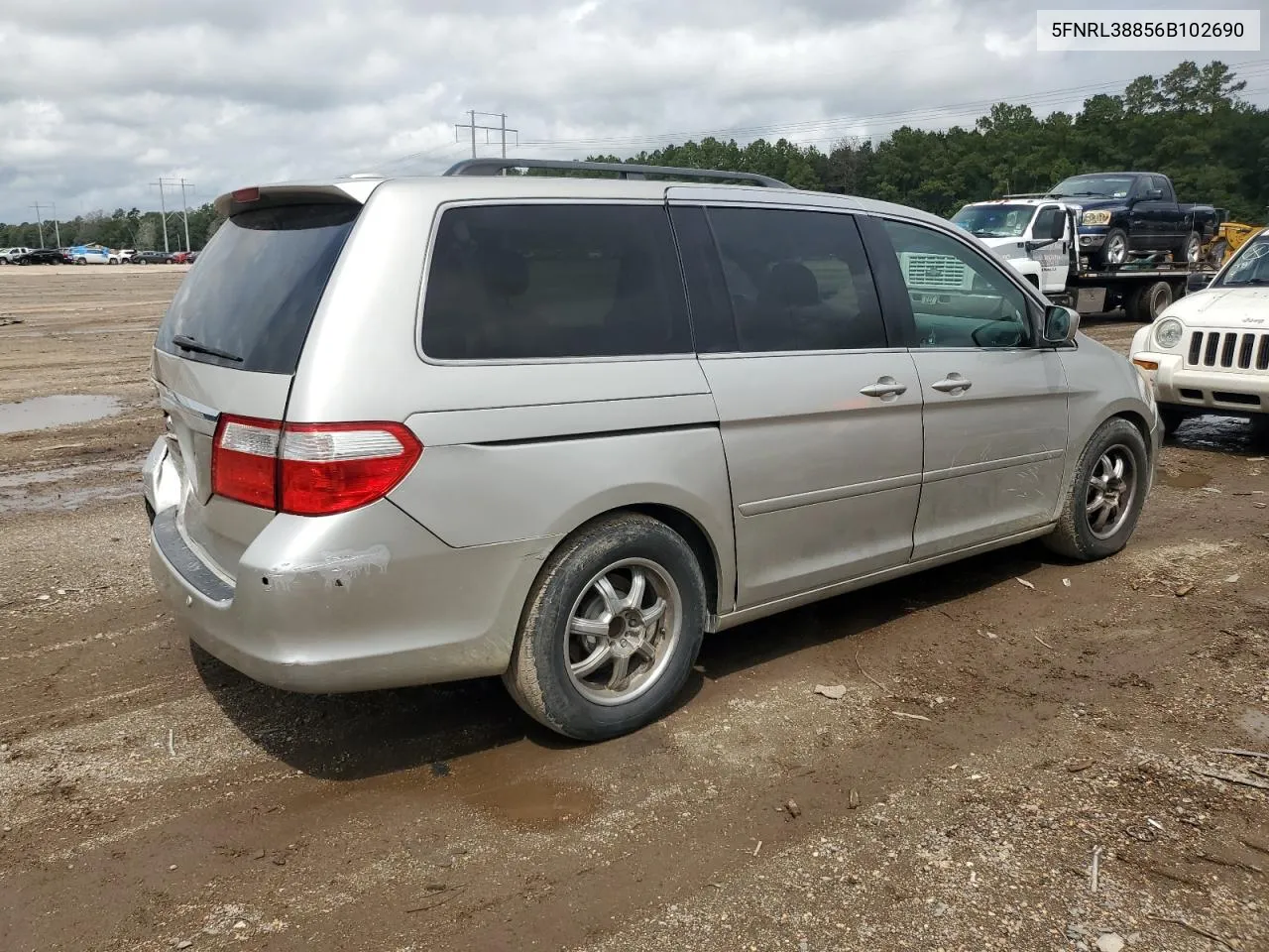 5FNRL38856B102690 2006 Honda Odyssey Touring